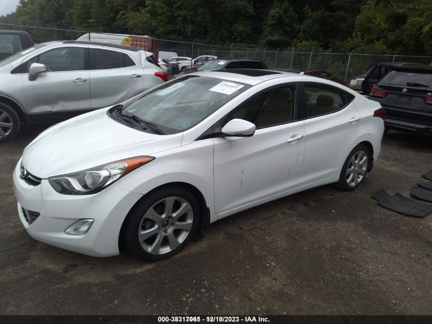 2013 Hyundai Elantra Limited VIN: 5NPDH4AEXDH221044 Lot: 38317065