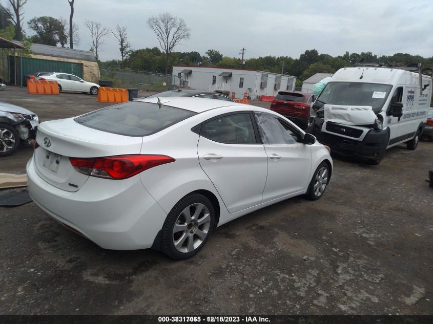 2013 Hyundai Elantra Limited VIN: 5NPDH4AEXDH221044 Lot: 38317065