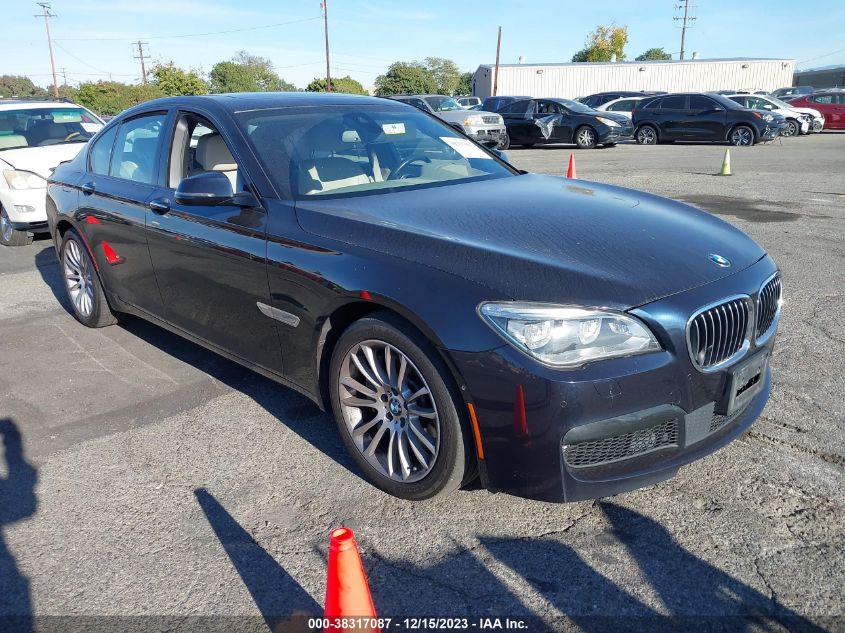 2015 BMW 750I VIN: WBAYA8C50FD825735 Lot: 38317087