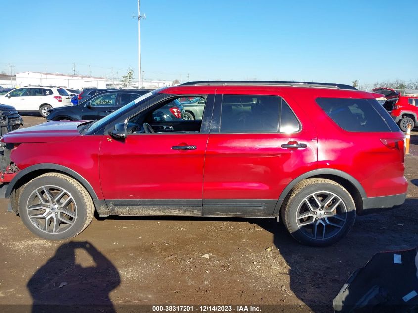 1FM5K8GT1HGD52033 2017 Ford Explorer Sport