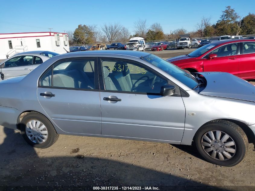2005 Mitsubishi Lancer Es VIN: JA3AJ26E55U000610 Lot: 38317235