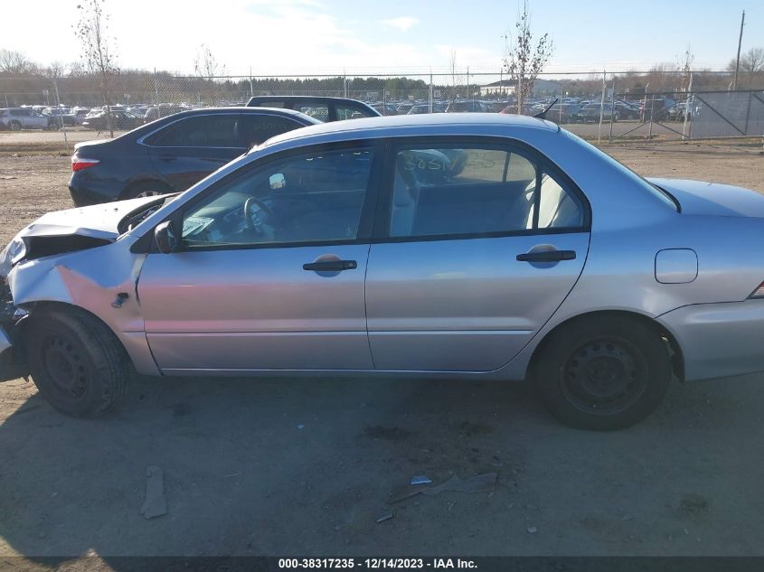 2005 Mitsubishi Lancer Es VIN: JA3AJ26E55U000610 Lot: 38317235