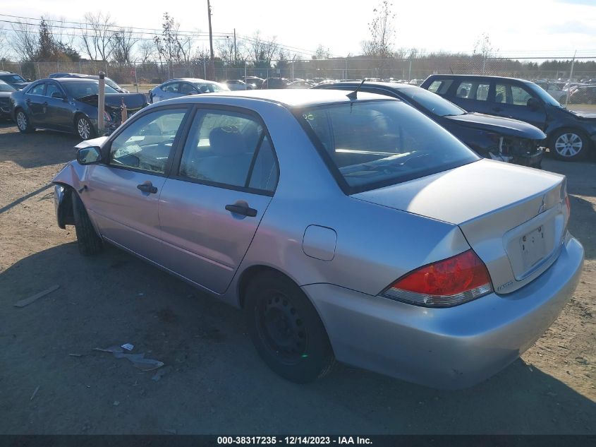 2005 Mitsubishi Lancer Es VIN: JA3AJ26E55U000610 Lot: 38317235
