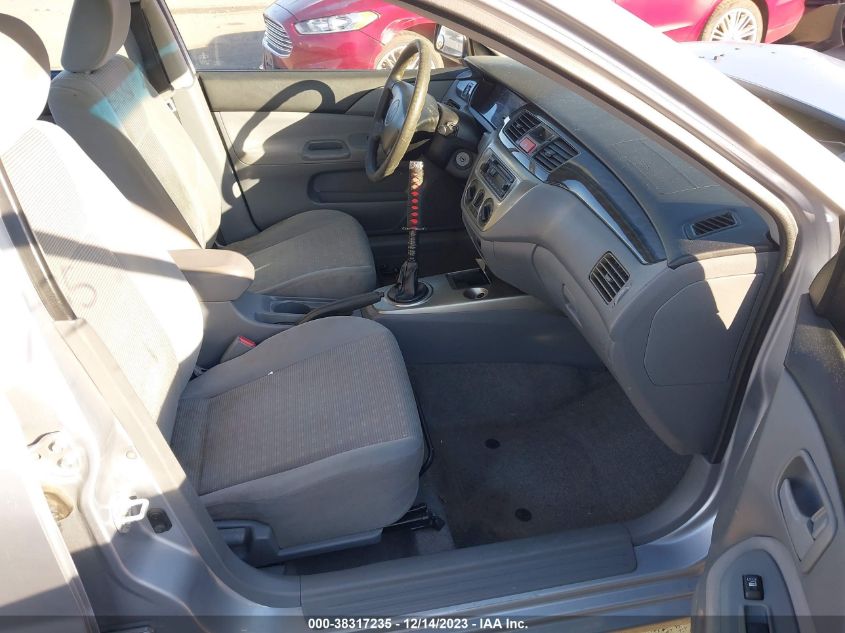 2005 Mitsubishi Lancer Es VIN: JA3AJ26E55U000610 Lot: 38317235