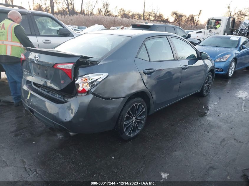 2014 Toyota Corolla S Plus VIN: 2T1BURHE9EC088299 Lot: 38317244