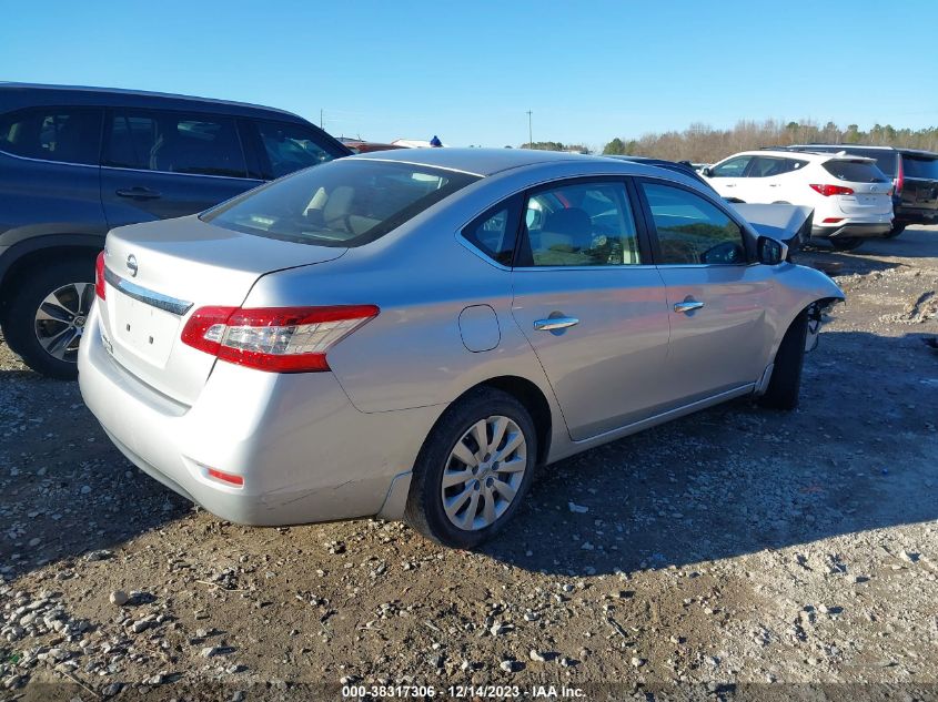 2015 Nissan Sentra S VIN: 3N1AB7AP4FY295933 Lot: 38317306