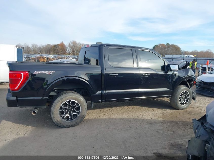 2021 Ford F-150 Xlt VIN: 1FTFW1E50MFA95200 Lot: 38317506