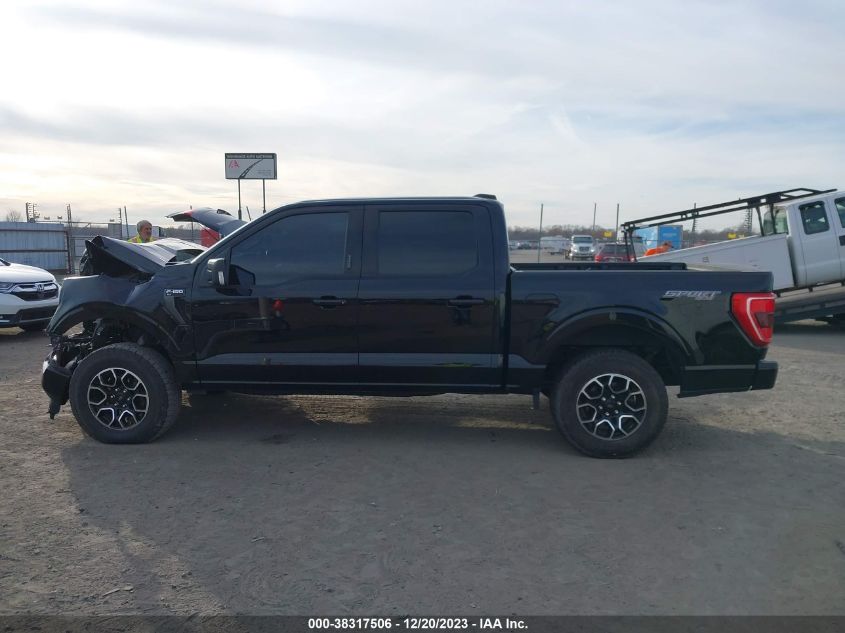 2021 Ford F-150 Xlt VIN: 1FTFW1E50MFA95200 Lot: 38317506