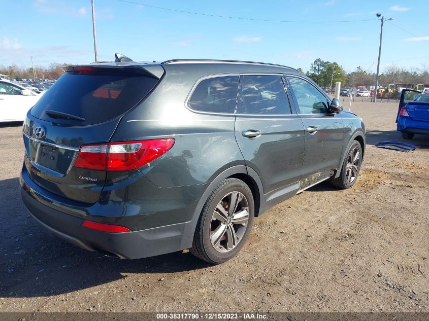 KM8SR4HF0EU035096 2014 Hyundai Santa Fe Gls