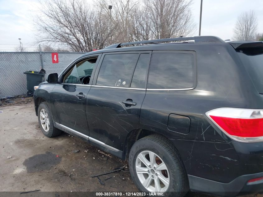 2012 Toyota Highlander Se V6 VIN: 5TDBK3EH2CS120967 Lot: 38317810