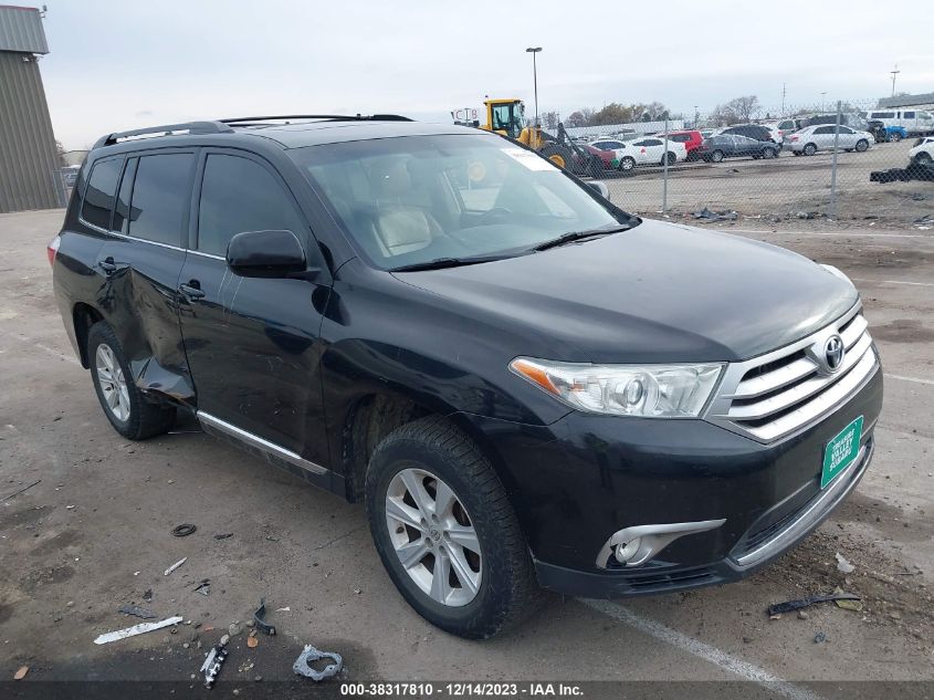 2012 Toyota Highlander Se V6 VIN: 5TDBK3EH2CS120967 Lot: 38317810