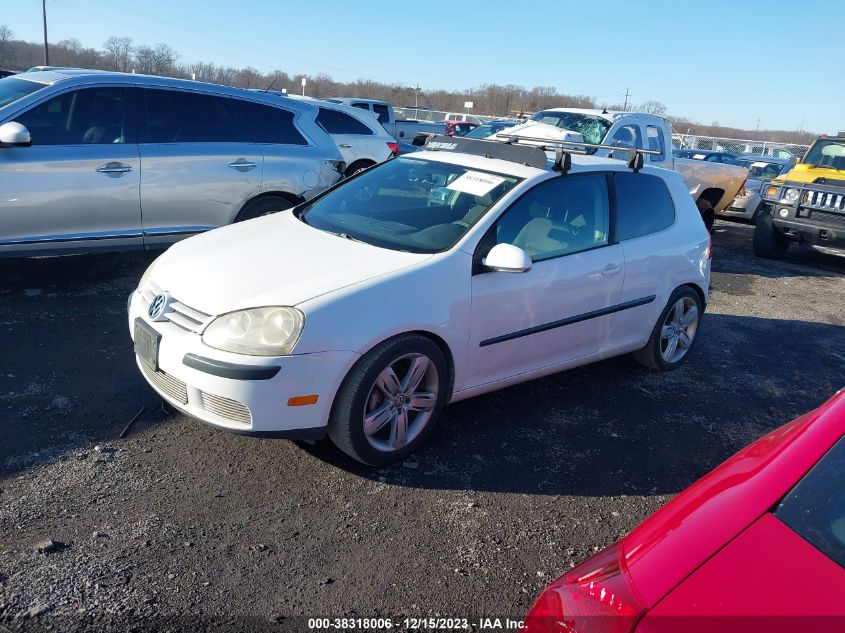 2007 Volkswagen Rabbit 2-Door VIN: WVWAR71K97W141840 Lot: 38318006