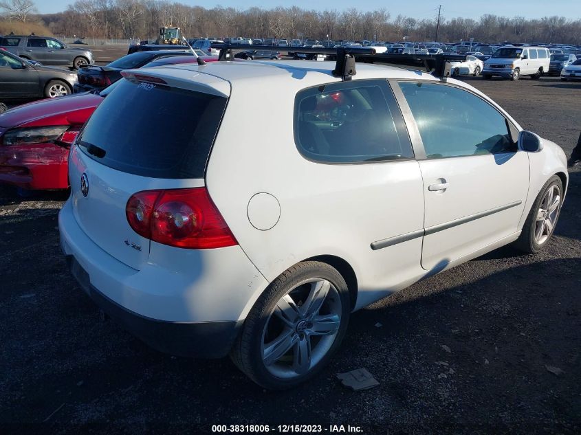 2007 Volkswagen Rabbit 2-Door VIN: WVWAR71K97W141840 Lot: 38318006