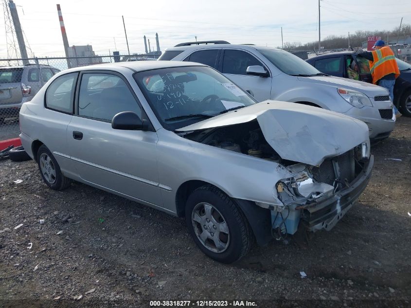 2002 Hyundai Accent Gs VIN: KMHCG35C22U190162 Lot: 38318277