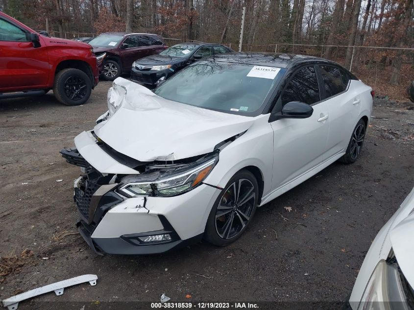 2020 Nissan Sentra Sr Xtronic Cvt VIN: 3N1AB8DV1LY211854 Lot: 38318539