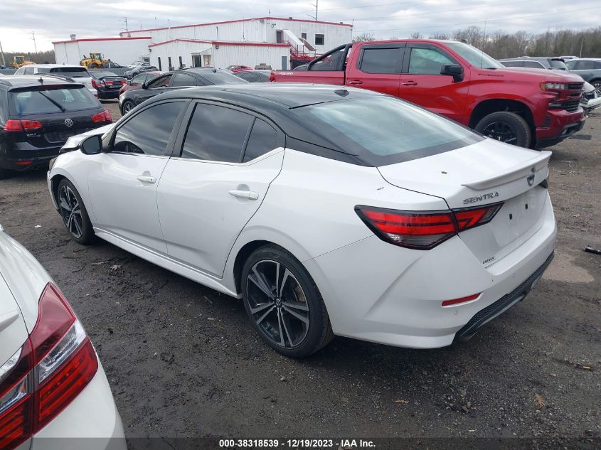 2020 Nissan Sentra Sr Xtronic Cvt VIN: 3N1AB8DV1LY211854 Lot: 38318539