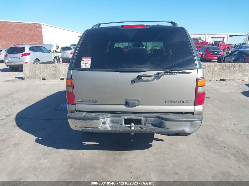 2003 Chevrolet Tahoe Ls VIN: 1GNEC13Z13R100791 Lot: 38318546