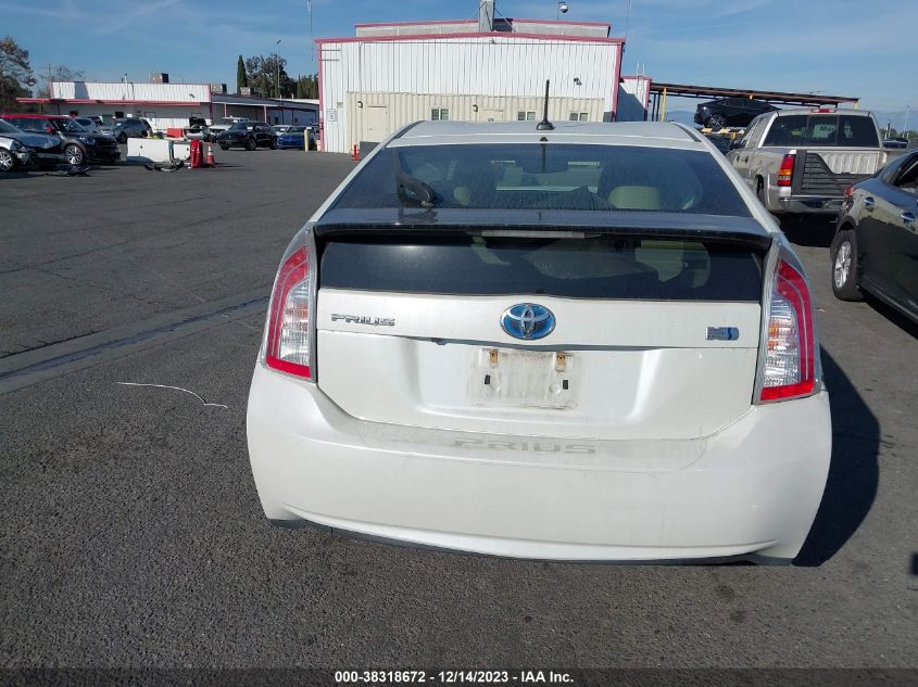 2015 Toyota Prius Four VIN: JTDKN3DUXF0473406 Lot: 38318672