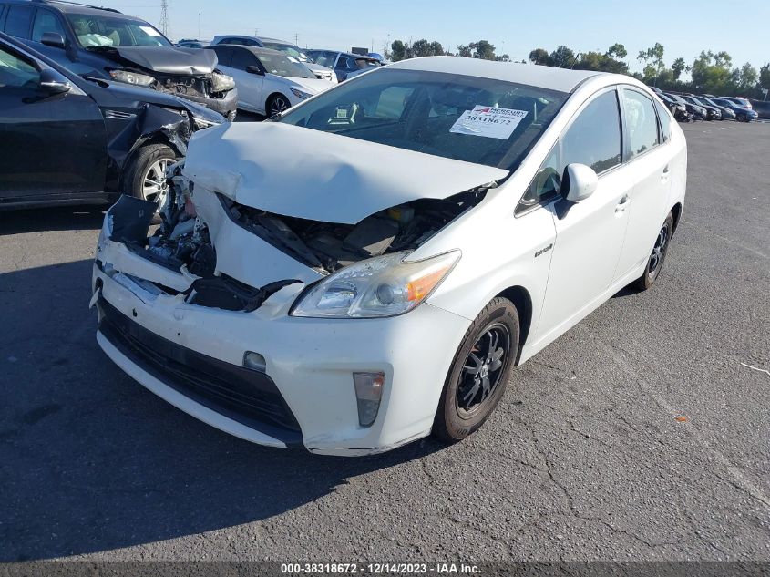 2015 Toyota Prius Four VIN: JTDKN3DUXF0473406 Lot: 38318672