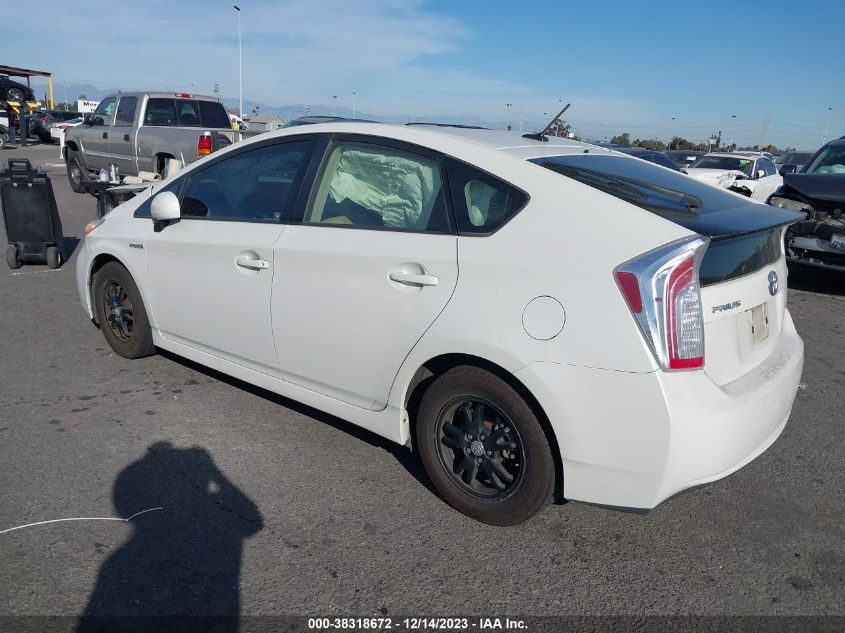 2015 Toyota Prius Four VIN: JTDKN3DUXF0473406 Lot: 38318672