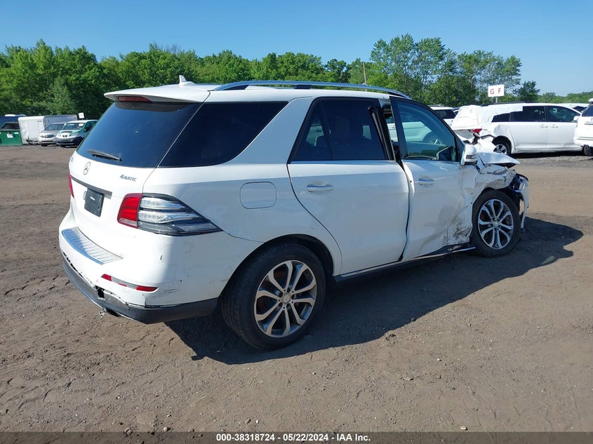 2016 Mercedes-Benz Gle 350 4Matic VIN: 4JGDA5HB2GA674037 Lot: 38318724