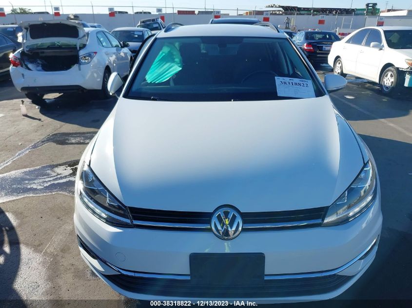 2019 Volkswagen Golf Sportwagen 1.8T S VIN: 3VW117AU0KM510132 Lot: 38318822