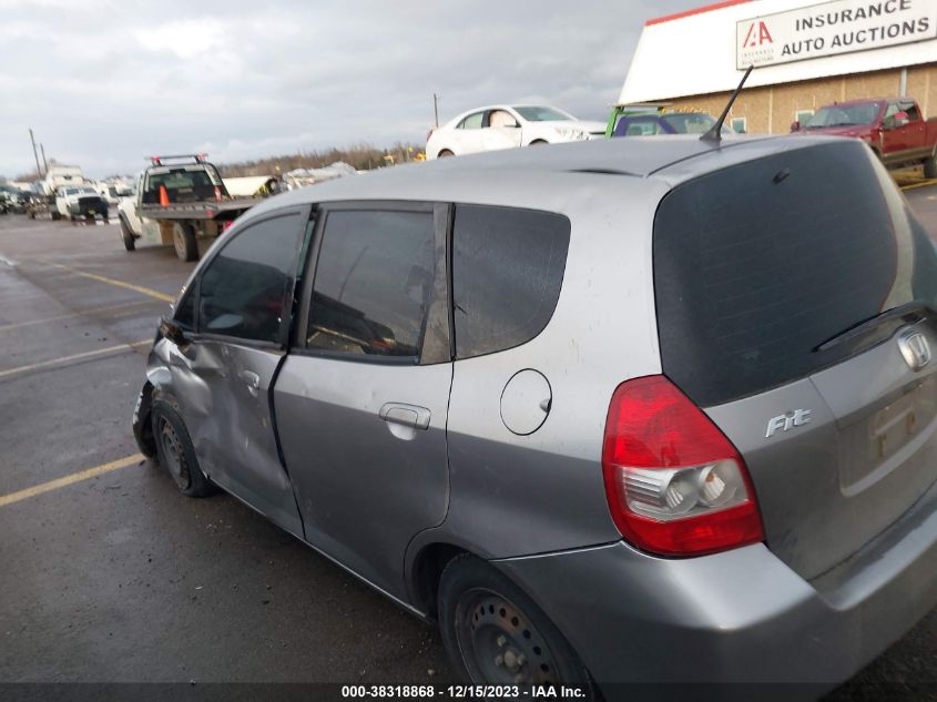 2007 Honda Fit VIN: JHMGD38407S045710 Lot: 38318868