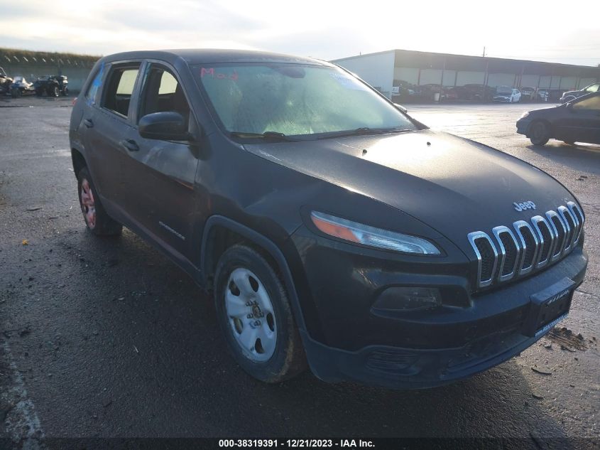 2014 Jeep Cherokee Sport VIN: 1C4PJLAB0EW182767 Lot: 38319391