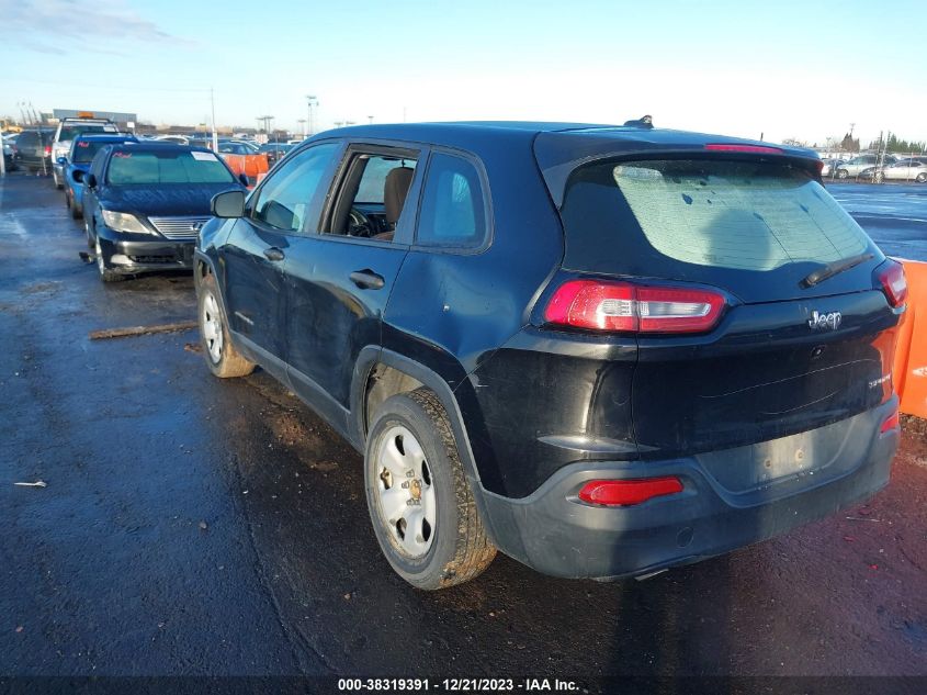 2014 Jeep Cherokee Sport VIN: 1C4PJLAB0EW182767 Lot: 38319391