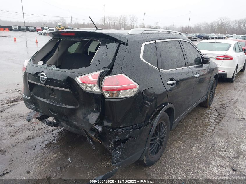 2016 Nissan Rogue S/Sl/Sv VIN: 5N1AT2MT1GC850588 Lot: 38319626