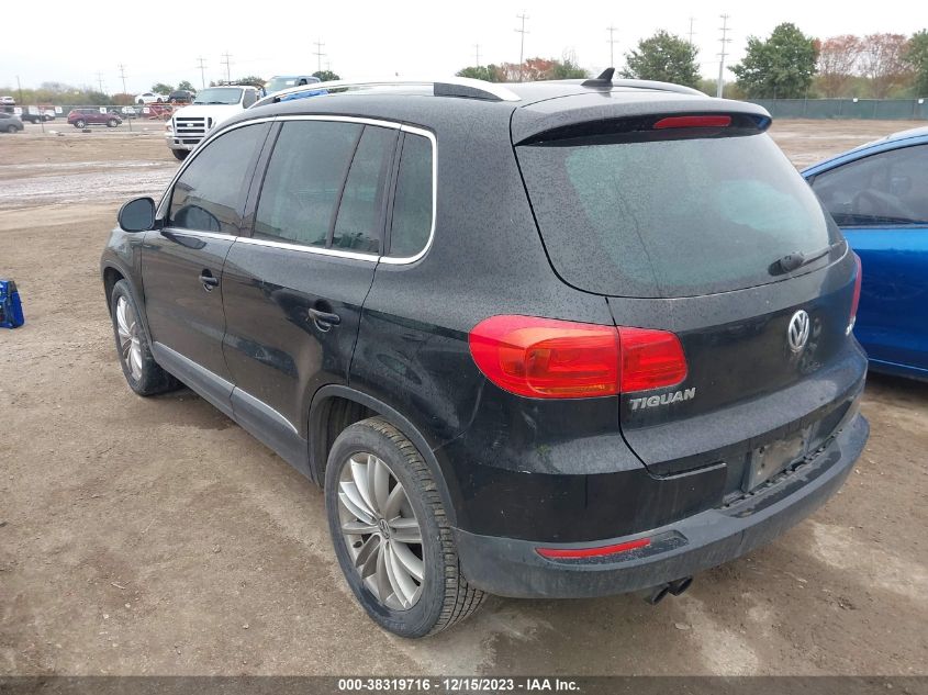 WVGAV3AX1DW613391 2013 Volkswagen Tiguan Se