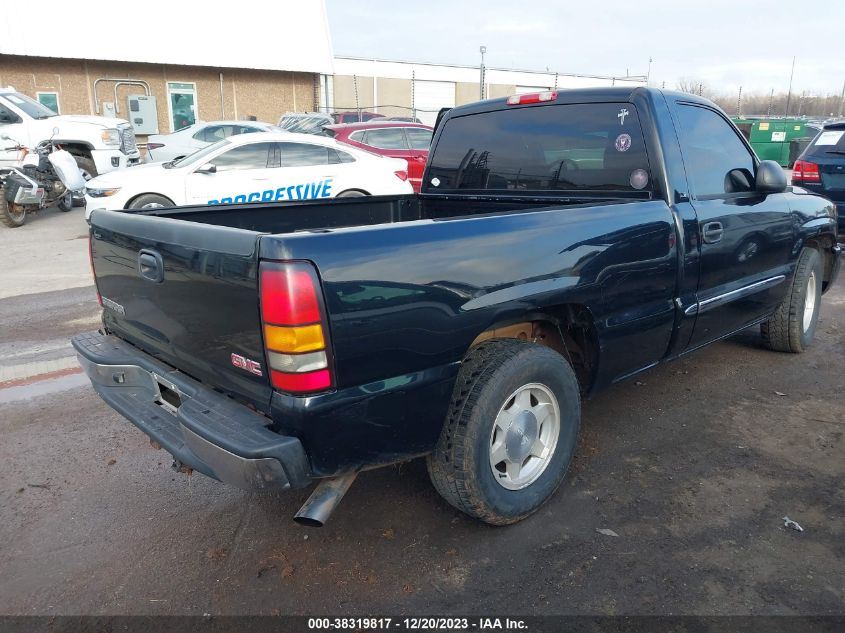 2004 GMC Sierra 1500 Sle VIN: 1GTEC14V54Z101111 Lot: 38319817