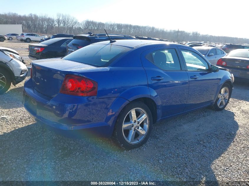 1C3CDZAB9DN576950 2013 Dodge Avenger Se