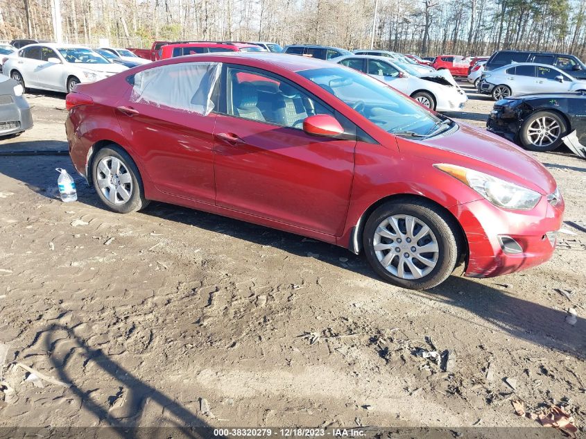 2013 Hyundai Elantra Gls VIN: 5NPDH4AE0DH203247 Lot: 38320279