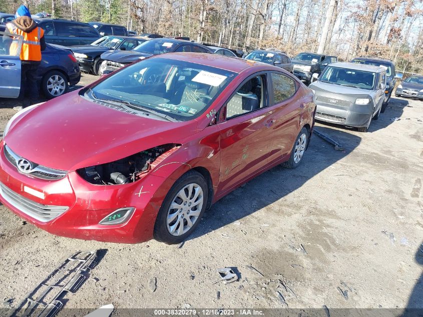 2013 Hyundai Elantra Gls VIN: 5NPDH4AE0DH203247 Lot: 38320279