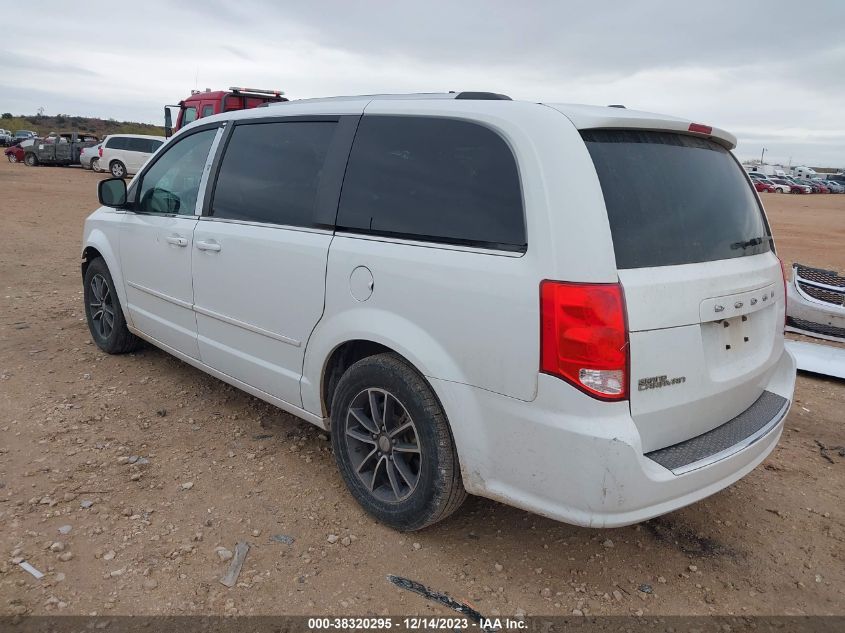 2016 Dodge Grand Caravan Sxt VIN: 2C4RDGCG6GR192814 Lot: 38320295