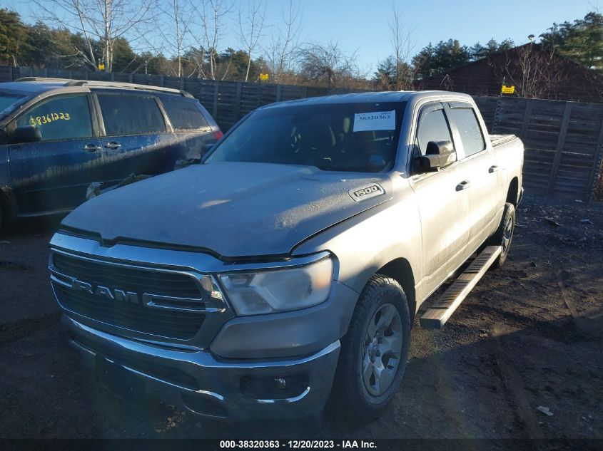 2021 Ram 1500 Big Horn 4X4 5'7 Box VIN: 1C6RRFFG2MN505509 Lot: 38320363