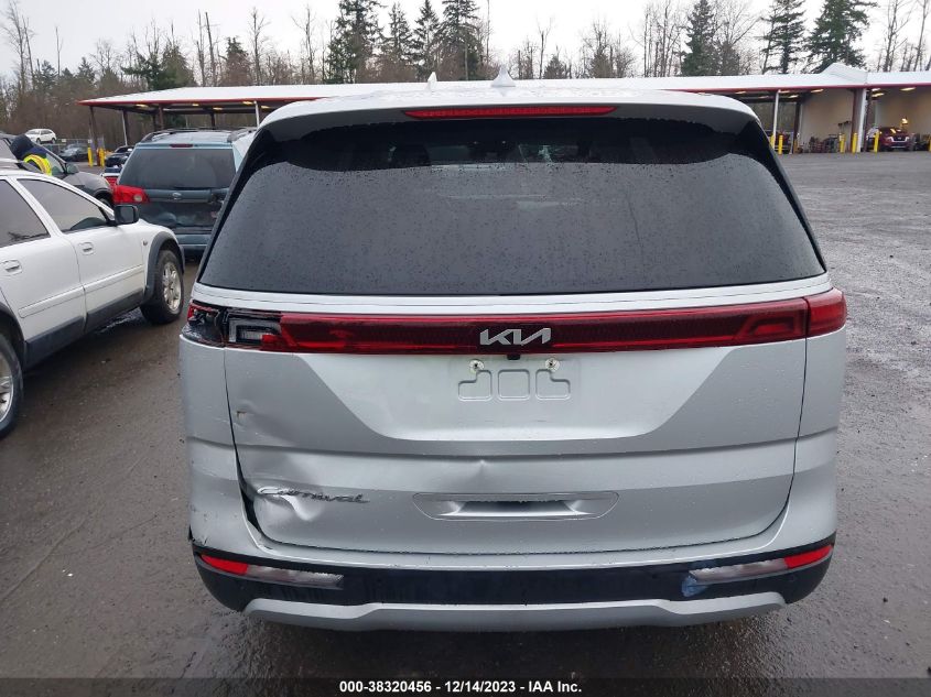 2022 Kia Carnival Mpv Lx Seat Package VIN: KNDNB4H3XN6170375 Lot: 38320456