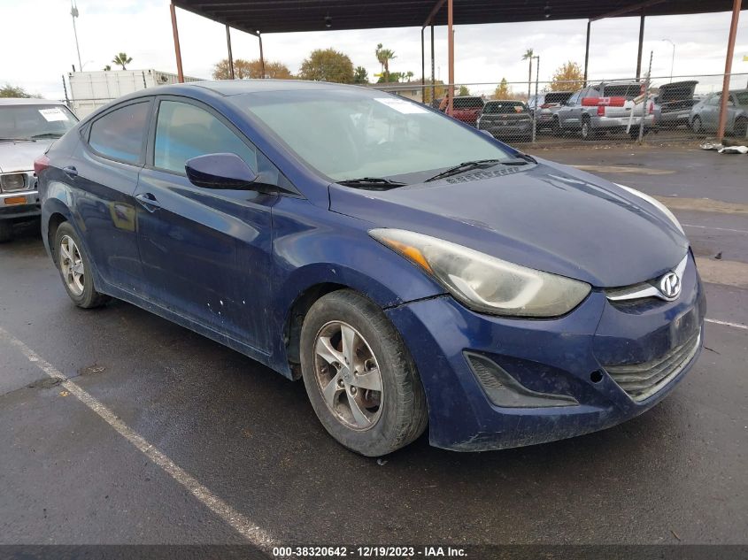 2014 Hyundai Elantra Se VIN: 5NPDH4AE0EH465836 Lot: 38320642