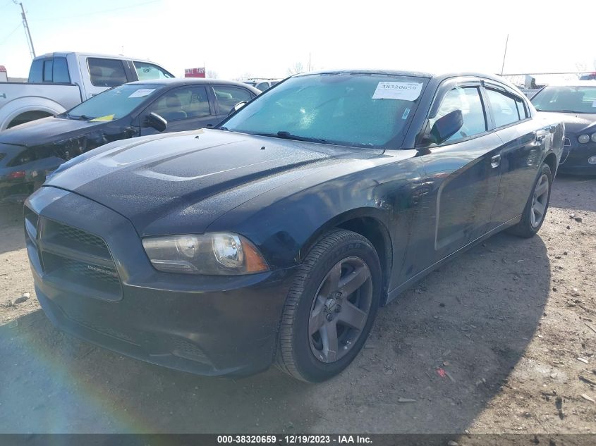 2014 Dodge Charger Police VIN: 2C3CDXAT5EH329965 Lot: 38320659