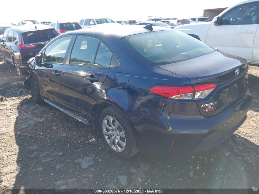 2021 Toyota Corolla Le VIN: JTDEPMAE0MJ163931 Lot: 38320676