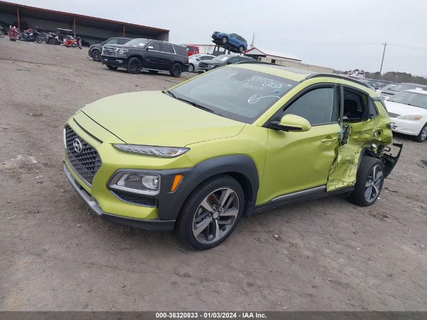 2020 Hyundai Kona Ultimate VIN: KM8K53A54LU435988 Lot: 38320833