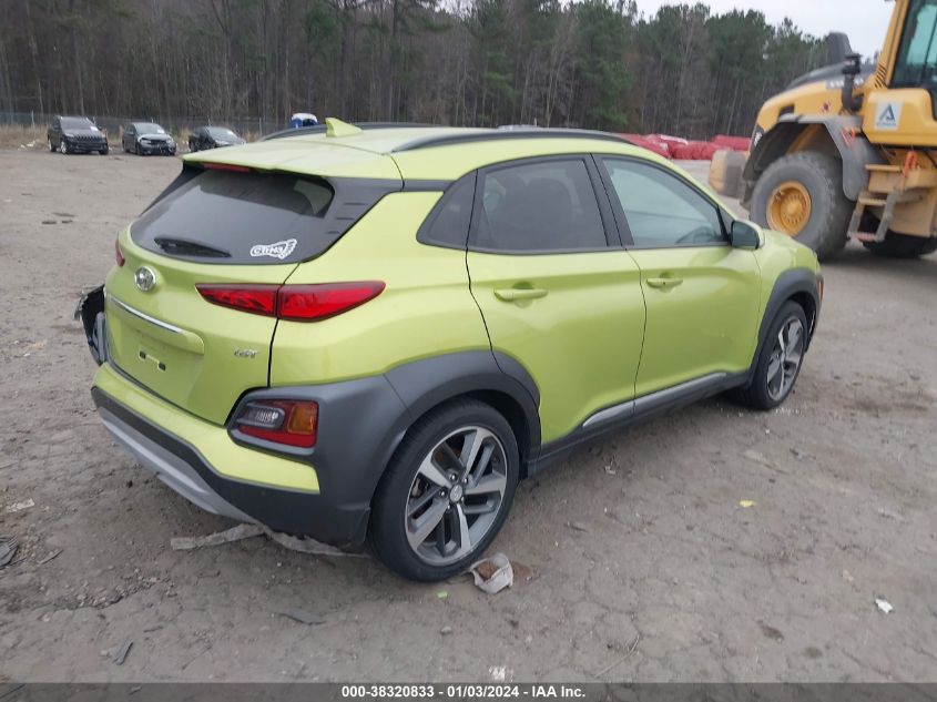 2020 Hyundai Kona Ultimate VIN: KM8K53A54LU435988 Lot: 38320833