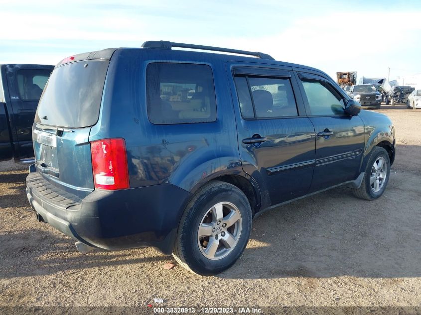 2009 Honda Pilot Ex VIN: 5FNYF38479B020562 Lot: 38320913