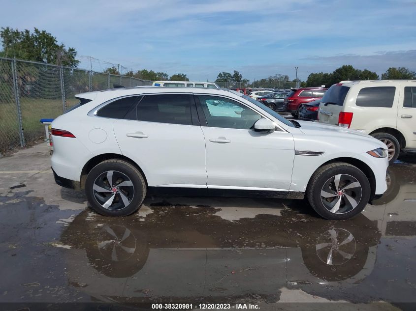 2022 Jaguar F-Pace S P250 Awd Automatic VIN: SADCJ2EX6NA691942 Lot: 38320981