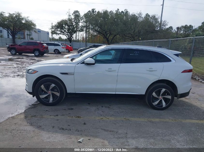 2022 Jaguar F-Pace S P250 Awd Automatic VIN: SADCJ2EX6NA691942 Lot: 38320981