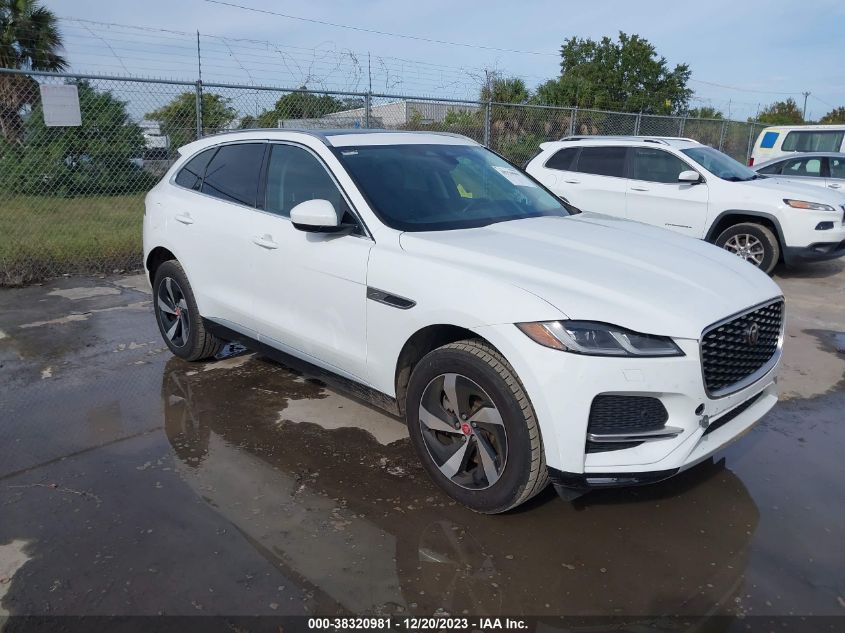 2022 Jaguar F-Pace S P250 Awd Automatic VIN: SADCJ2EX6NA691942 Lot: 38320981