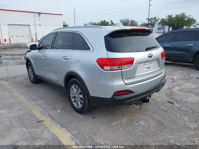 2017 Kia Sorento 2.4L Lx VIN: 5XYPG4A32HG246967 Lot: 38321059