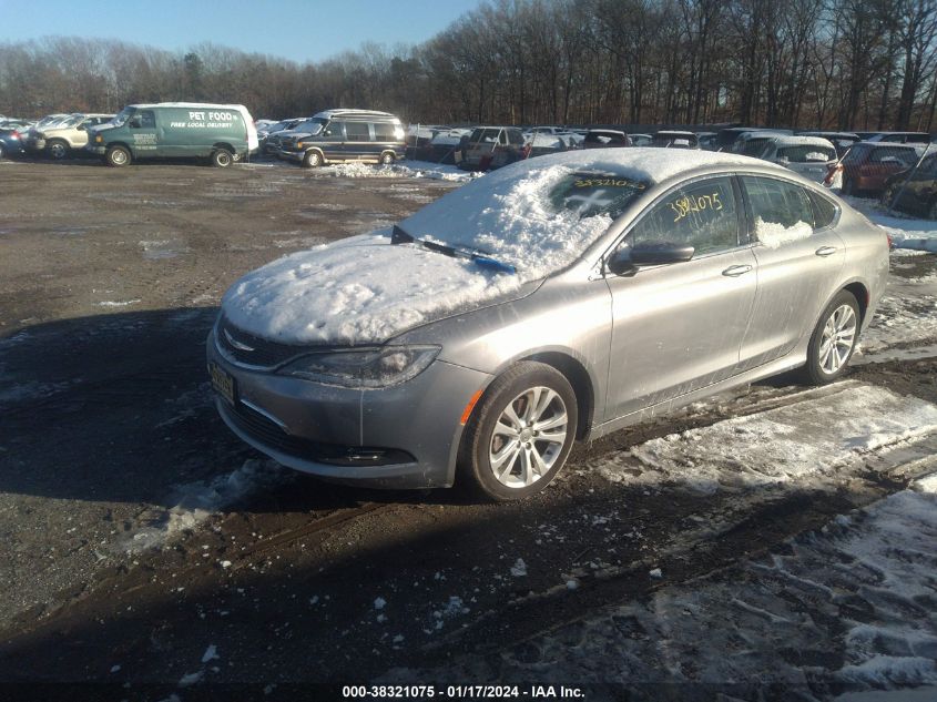 2015 Chrysler 200 Limited VIN: 1C3CCCAB3FN731057 Lot: 38321075