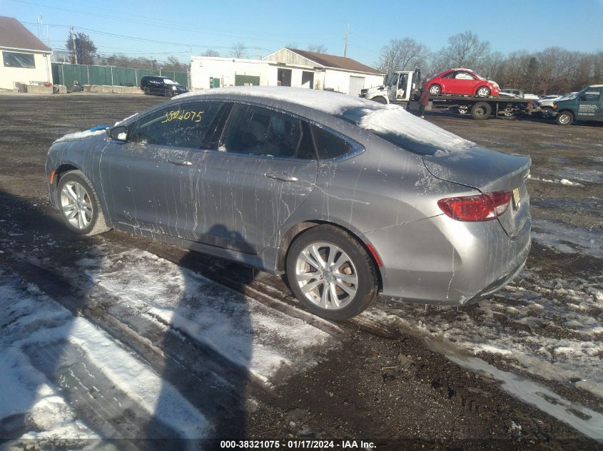 2015 Chrysler 200 Limited VIN: 1C3CCCAB3FN731057 Lot: 38321075